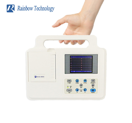 دستگاه نوار قلب یک کانال 12 لید دستگاه EKG سه کانال