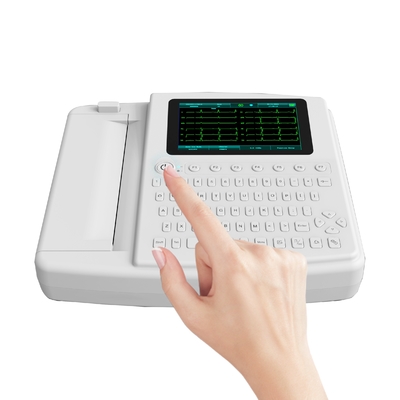 صفحه نمایش لمسی رنگی بیمارستانی EKG دستگاه ECG 7 اینچی