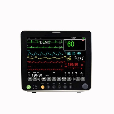 مانیتور 12 اینچی قابل حمل بیمار با صفحه لمسی چند پارامتری بیمارستان