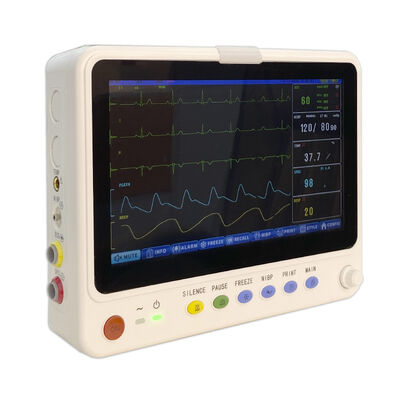 مانیتور 10 اینچی آمبولانس، مانیتور EKG پزشکی چند پارامتر مراقبت های بحرانی مانیتور قلبی قابل حمل