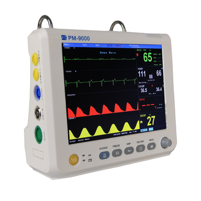 مانیتور بیمار چند پارامتری 8 اینچی TFT LCD رنگی 5 لید ECG برای ICU CCU OR