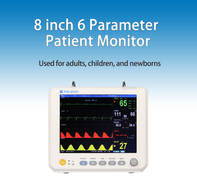 ICU CCU یا مانیتور علائم حیاتی بیمار 8 اینچی صفحه نمایش LCD رنگی TFT