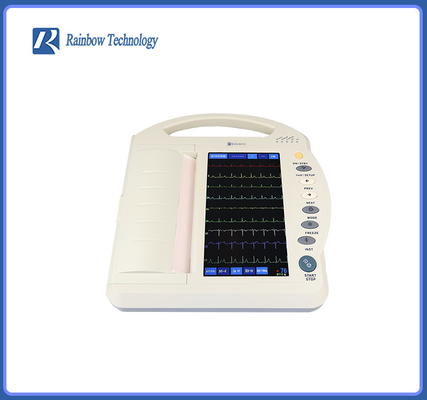 دستگاه ECG پزشکی 10 اینچی LCD رنگارنگ حالت های کاری چندگانه برای بیماران