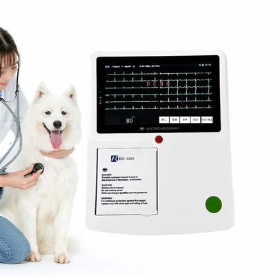 دستگاه ECG دامپزشکی 12 لید 3 کانال برای بیمارستان حیوانات خانگی