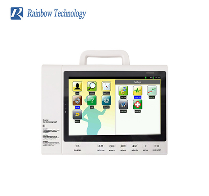 سونوگرافی قابل حمل داپلر جنین OEM برای نمایشگر LCD مانیتور قلب کودک موجود است