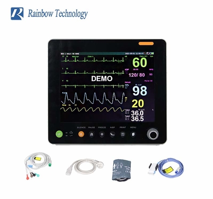 ECG/ HR/ RESP/ SPO2/ NIBP/ Temp