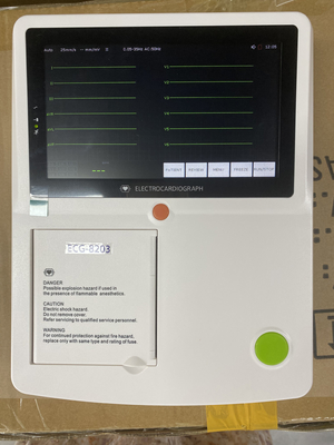 دستگاه ECG قابل حمل با آلارم صفحه نمایش LCD/LED اندازه گیری ضربان قلب