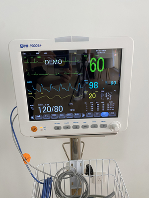 12 اینچ مانیتور EKG پزشکی نشانه های حیاتی مانیتور برای استفاده در بیمارستان تولید کننده کارخانه