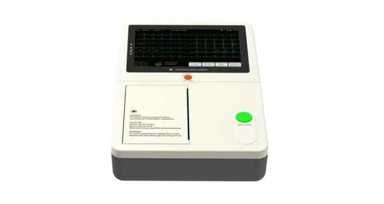 صفحه لمسی 7 اینچی قابل حمل 12 سرب 3 کانال دستگاه ECG