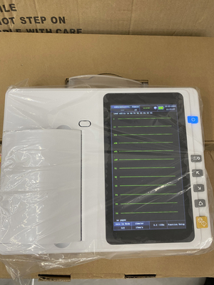صفحه لمسی 7 اینچی رنگ TFT-LCD دستگاه الکتروکاردیوگرام دیجیتال EKG