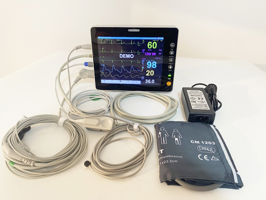 تجهیزات پزشکی بیمارستان ماژول ICU CCU نشانه های حیاتی چند پارامتر دستگاه ارزان مانیتور بیمار