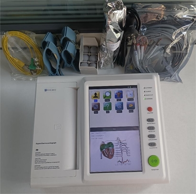 چین فروش داغ دستگاه 12 کانال 12 سرب ECG برای بیمارستان