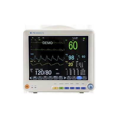 دستگاه نظارت قابل حمل 12 اینچی Trolley ICU Multiparameter Vital Signs Monitor با پرینتر