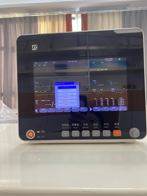 مانیتور بیمار چند پارامتر با EKG Resp SpO2 Nibp Temp و ایستاده قابل حرکت OEM در دسترس است