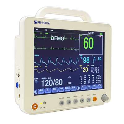 مانیتور چند پارامتری کنار تخت بیمار ICU قابل حمل کارخانه رنگین کمان برای بیماران قلبی