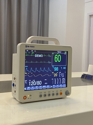 مانیتور چند پارامتری کنار تخت بیمار ICU قابل حمل کارخانه رنگین کمان برای بیماران قلبی