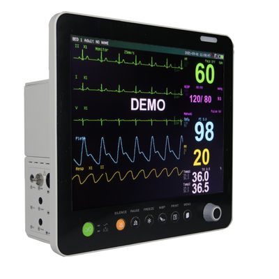 15 Inch Medical Vital Monitor 6 Parameter ICU Patient Monitor PM9000-GTE2 with 2 Years Warranty and Class III Certification