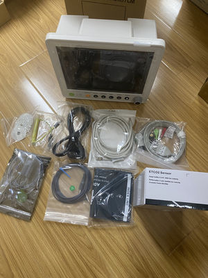 مانیتور بیمار چند پارامتری LCD TFT رنگی 12.1 اینچی با 1 سال گارانتی و طراحی جمع و جور 30*27*30 سانتی متر