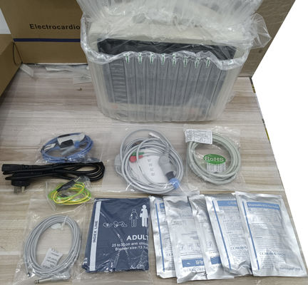 مانیتور بیمار 6 پارامتری با ترالی کنار تخت و منبع تغذیه الکتریکی، 1 سال گارانتی