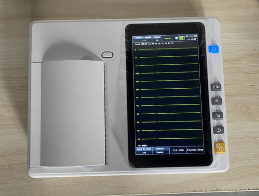 دستگاه نوار قلب دیجیتال پزشکی حرفه‌ای 6 کاناله با دقت بالا و عملکرد آسان