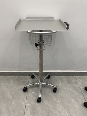 ترولی مانیتور بیمار فلزی با طراحی مدرن با خدمات OEM برای تجهیزات بیمارستان و کلینیک