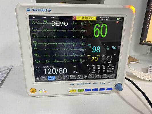 دستگاه الکتریکی ECG الکتروکاردیوگرام مانیتور بیمار برای بیمارستان کلینیک اتاق عمل اتاق اورژانس