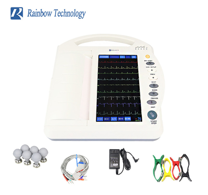 دستگاه ECG پزشکی LCD/LED با چندین سرب USB / بلوتوث / انتقال داده های WiFi